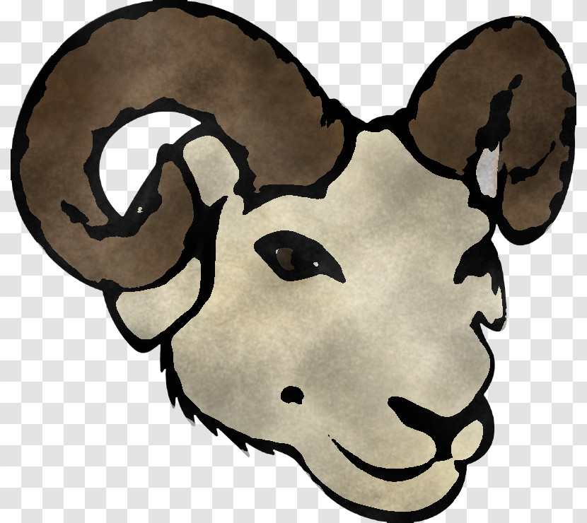 Head Sheep Sheep Cartoon Snout Transparent PNG