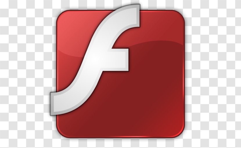 Adobe Flash Player Computer Software Application - Red - Symbol Transparent PNG