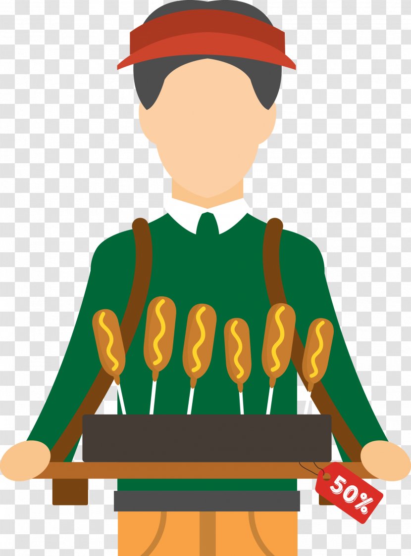 Hot Dog Sausage Hamburger Fast Food French Fries - Try To Eat Transparent PNG