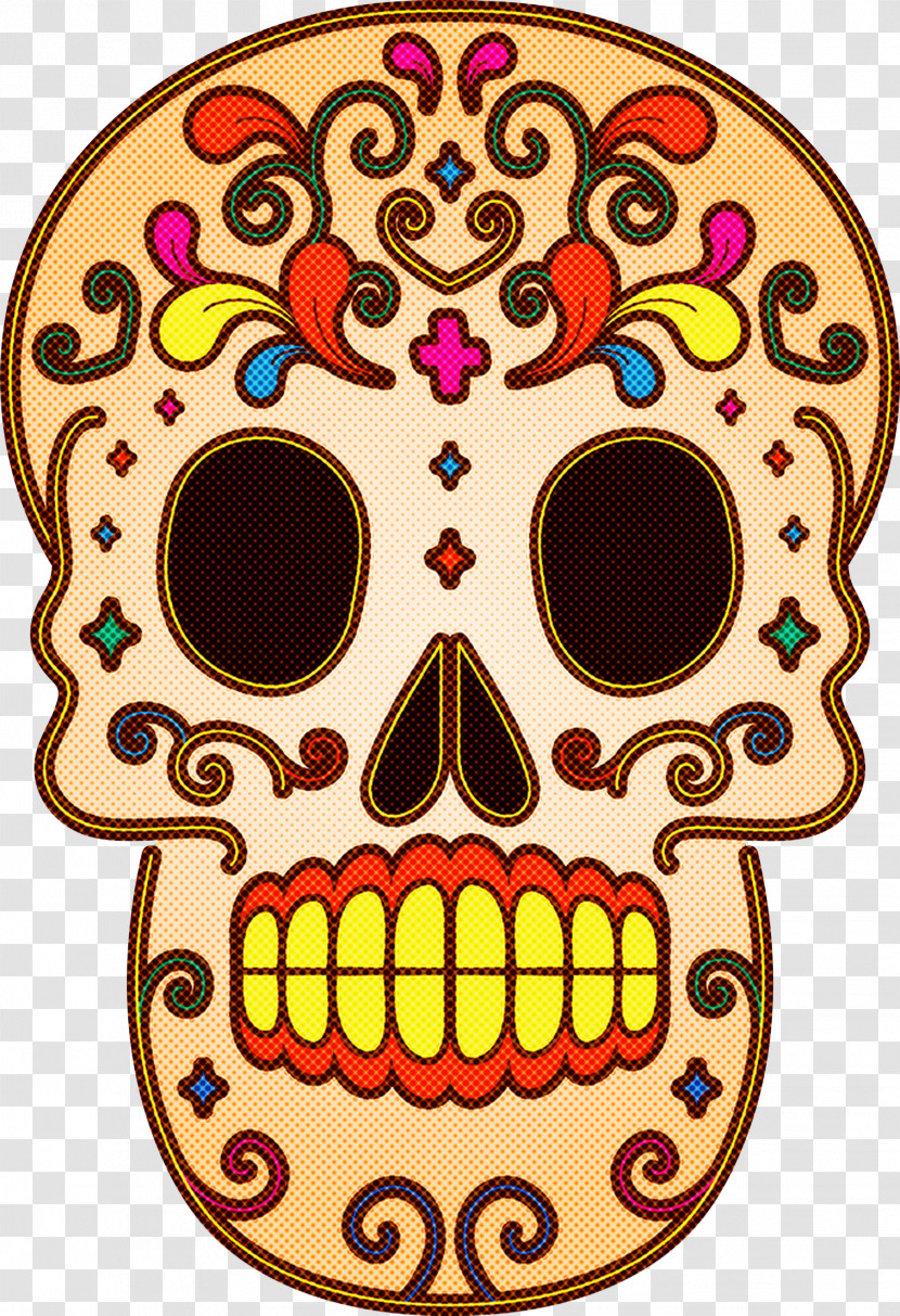 Day Of The Dead Día De Muertos Skull Transparent PNG