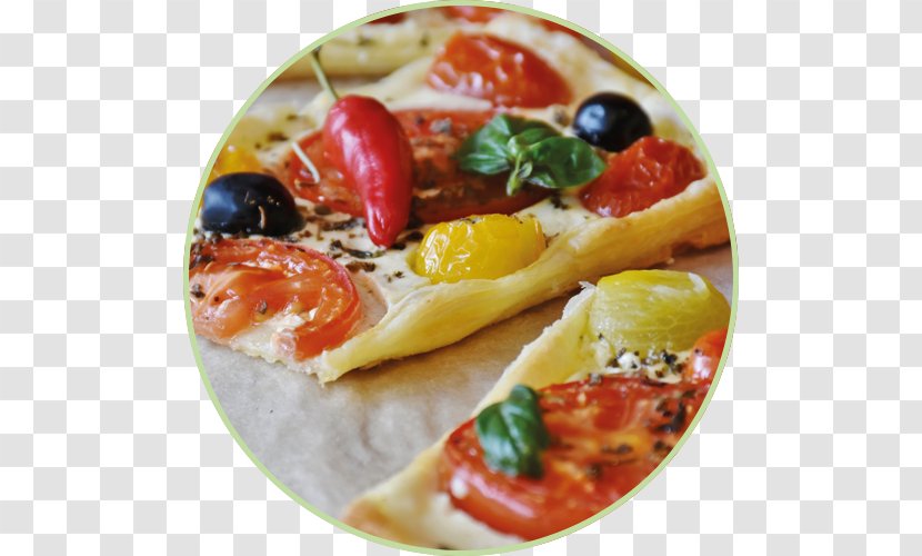 Quiche Food Tarte Flambée Pizza Vegetarian Cuisine - Garnish Transparent PNG