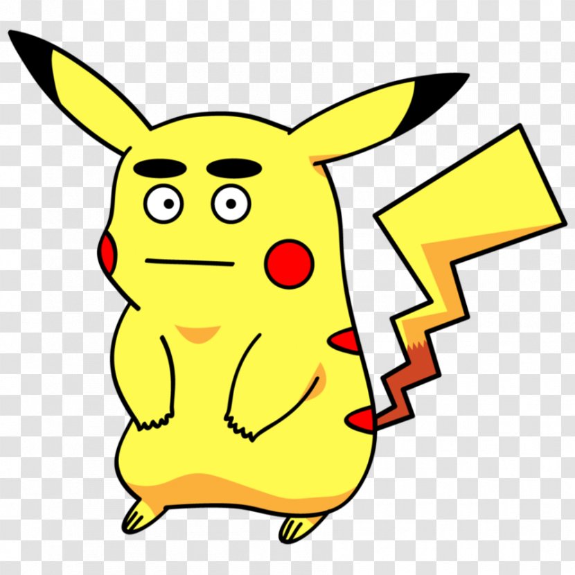 Pikachu Drawing Pokémon Ash Ketchum Doodle - Yellow Transparent PNG