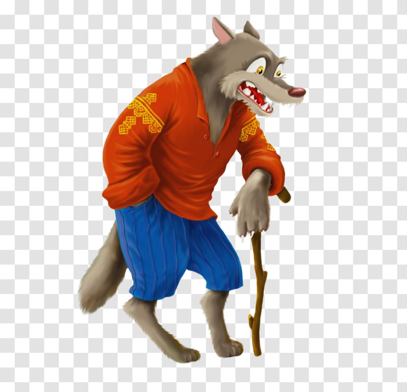 Gray Wolf Волк и Ягнёнок Басни Little Red Riding Hood Clip Art - Ivan Tsarevich And The Grey - баба яга Transparent PNG