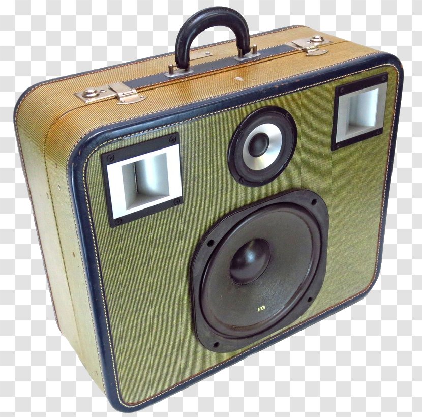 Suitcase Sound Box Electronics Boombox Transparent PNG