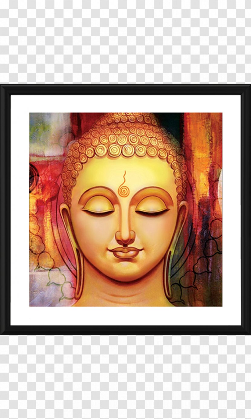 Buddhism Oil Painting Canvas Art - Modern Transparent PNG