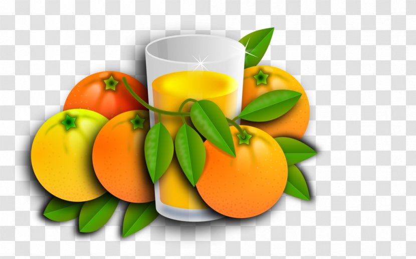 Orange Juice Tangerine Mandarin Vegetarian Cuisine - Diet Food Transparent PNG