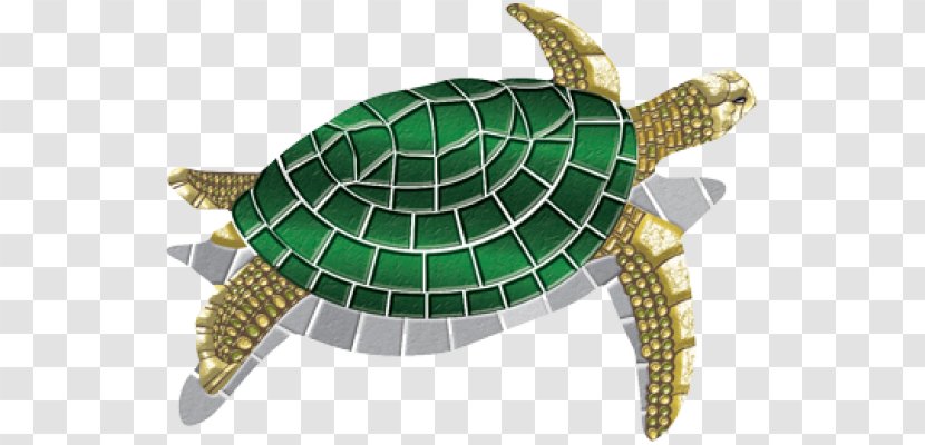 Sea Turtle Tortoise Reptile Decorative Arts - Mosaic Transparent PNG