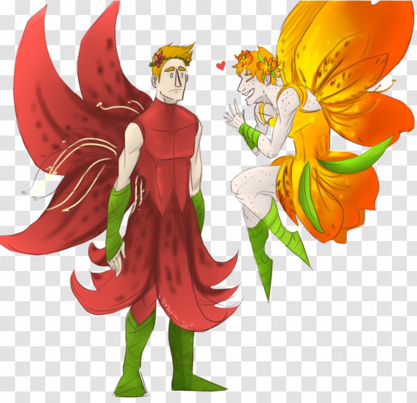 Illustration Fairy Cartoon Avatar Costume Design - Mythical Creature - Alstroemeria Transparent PNG