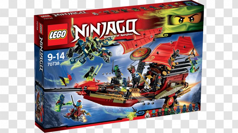 plakboek salon vreemd LEGO 70618 THE NINJAGO MOVIE Destiny's Bounty 70738 Final Flight Of Lego  Minifigure - Ninja - Toy Transparent