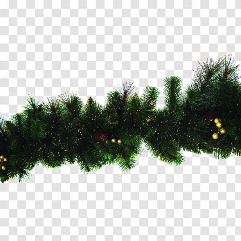 Christmas Ornament Garland Tree Spruce Transparent PNG