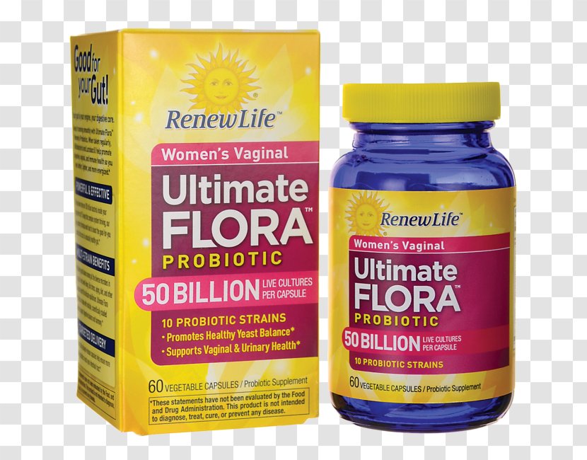 Dietary Supplement ReNew Life Formulas, Inc. Probiotic Flora Bifidobacterium - Food - Health Transparent PNG