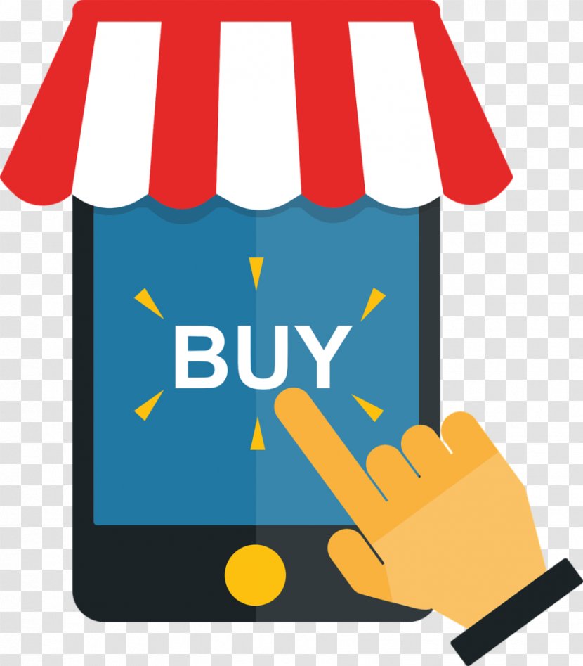 E-commerce Mobile Commerce Phones Online Shopping Handheld Devices - Signage Transparent PNG