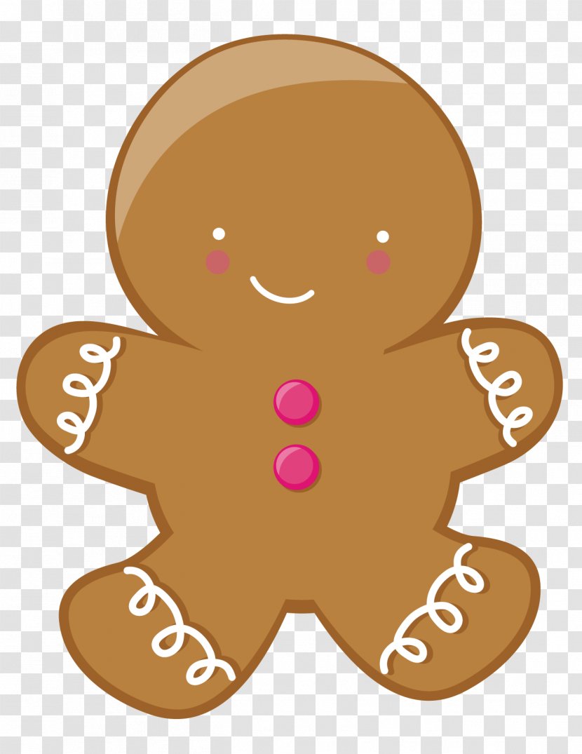 Gingerbread House Man Kids Clip Art - Cheryl Ornament Transparent PNG