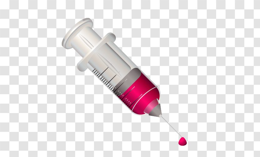Syringe Injection - Cartoon Transparent PNG