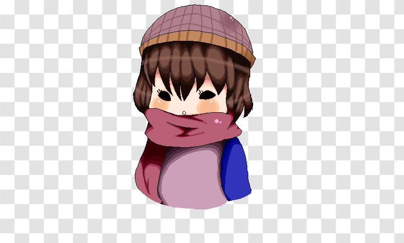 DeviantArt .net .com 0 - Cartoon - Hat Scarf Transparent PNG