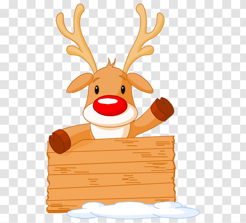 Rudolph Santa Claus Reindeer Clip Art Transparent PNG