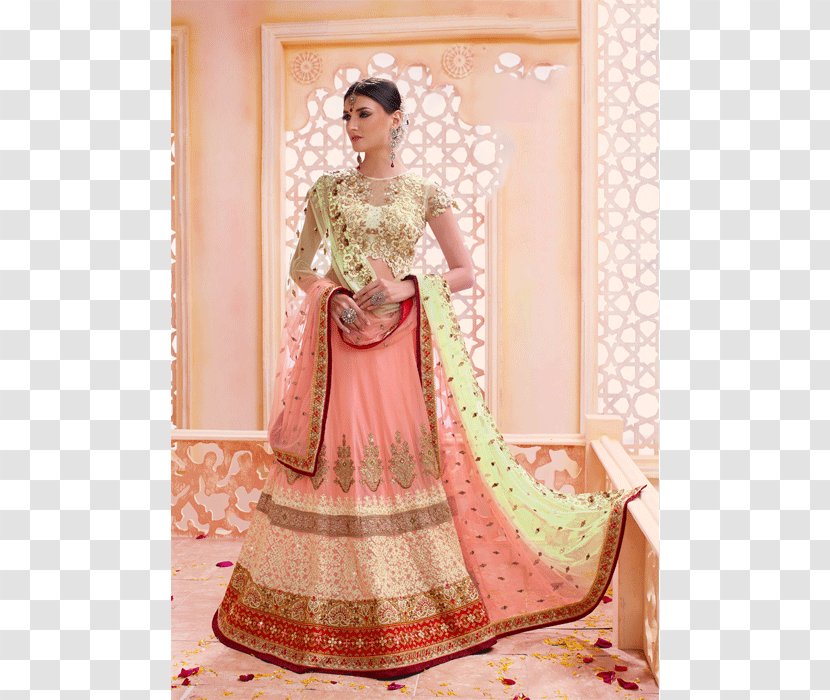 Gagra Choli Lehenga Wedding Dress Sari - Bride Transparent PNG