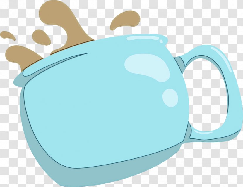 Coffee Cup - Drawing - Serveware Azure Transparent PNG