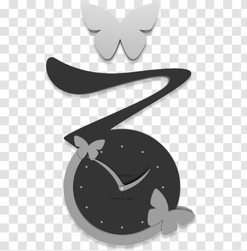 Clock Wall Furniture Butterfly Wood - Room Transparent PNG