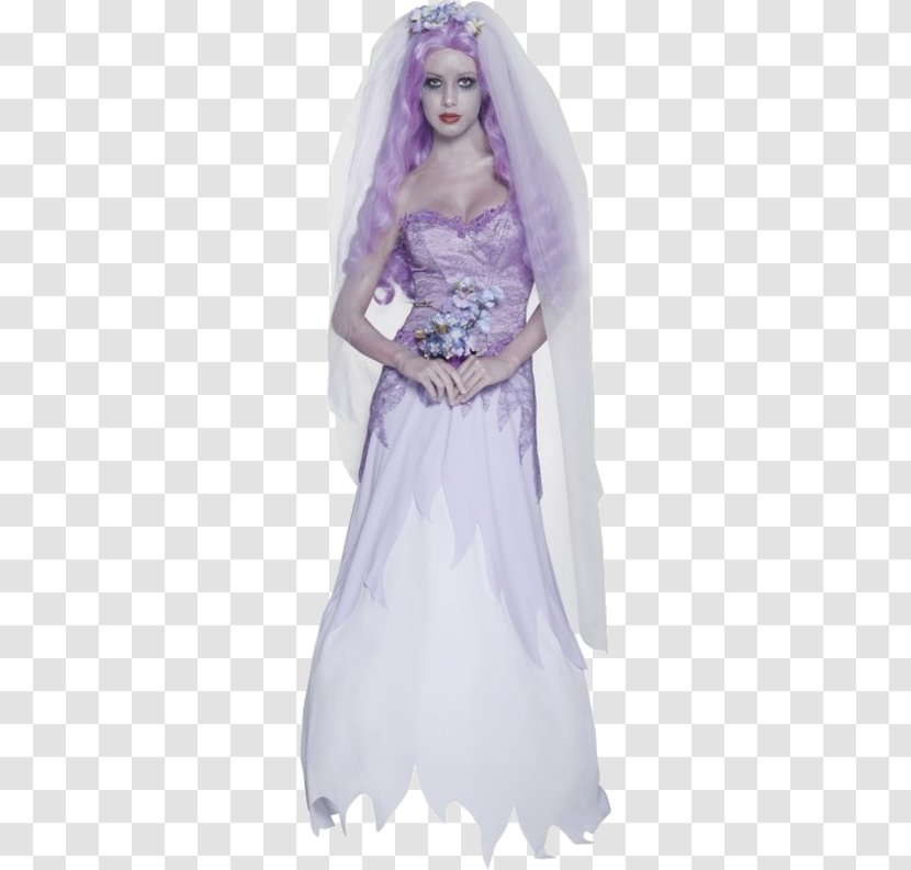 Costume Party Disguise Dress Bride - Ghost Transparent PNG