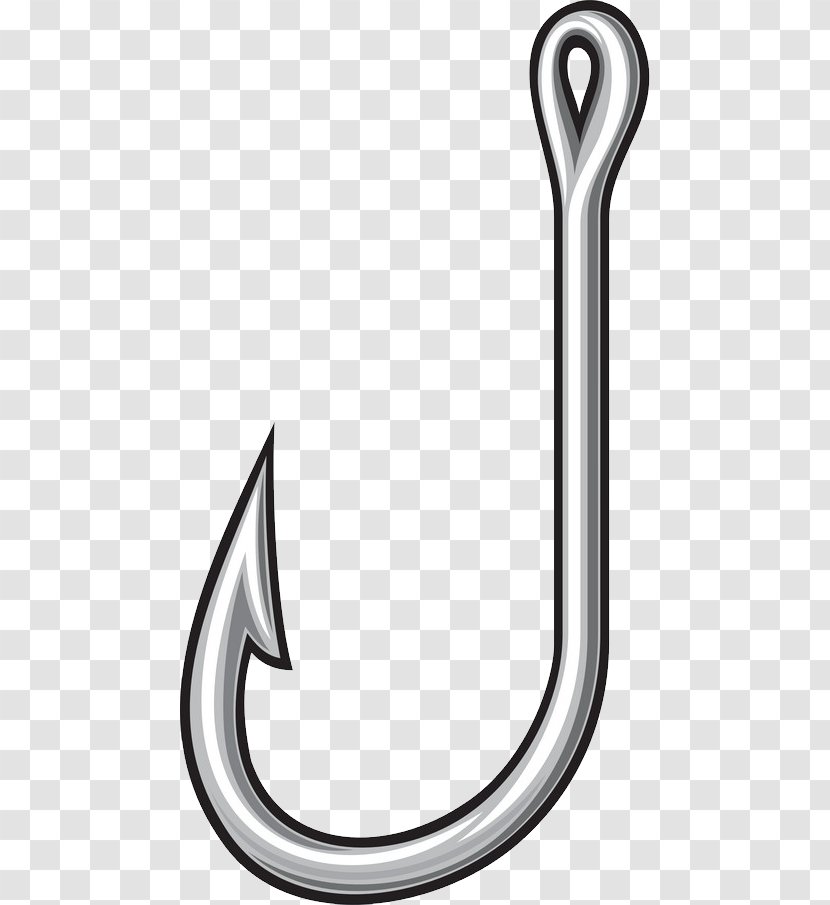 Body Jewellery Recreation Font - White - Fish_hook Transparent PNG