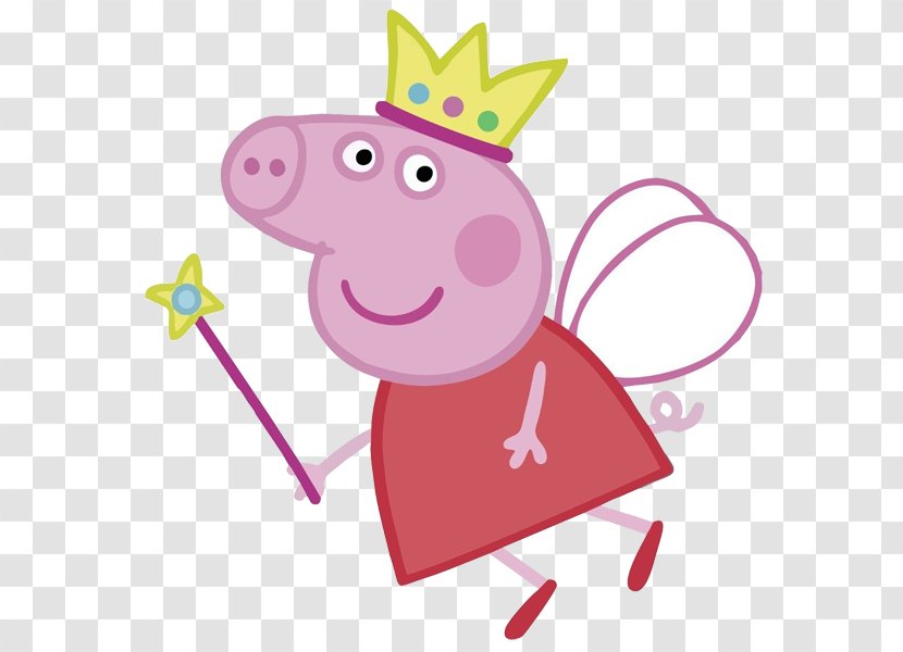 George Pig Daddy Mummy - Pink - Peppa Family Transparent PNG