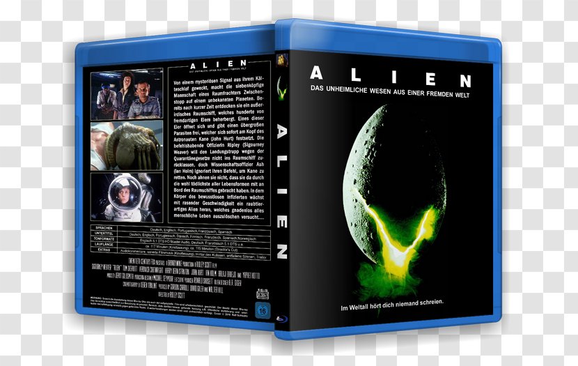 Alien Text Multimedia Display Device Film Poster - Tyler Durden Transparent PNG