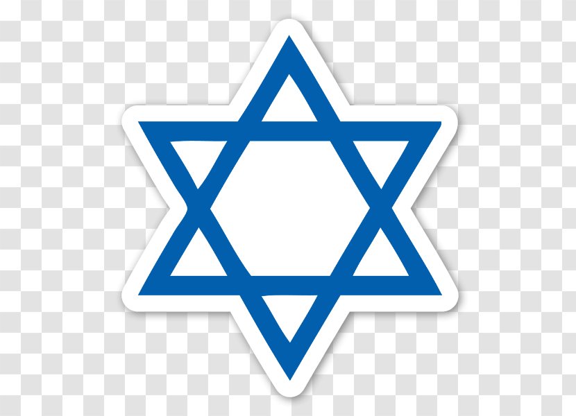 Star Of David Judaism Jewish Symbolism Religious Symbol - God - Commercial Labels Transparent PNG