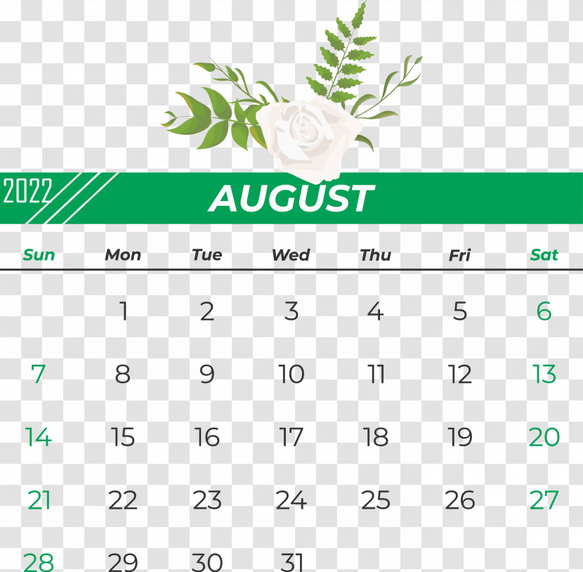 Logo Font Calendar Number Green Transparent PNG
