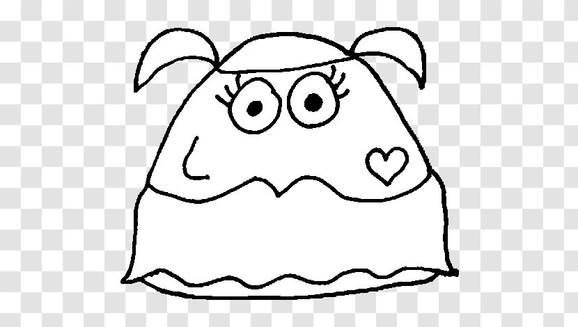 Pou Drawing Painting Black And White - Watercolor Transparent PNG