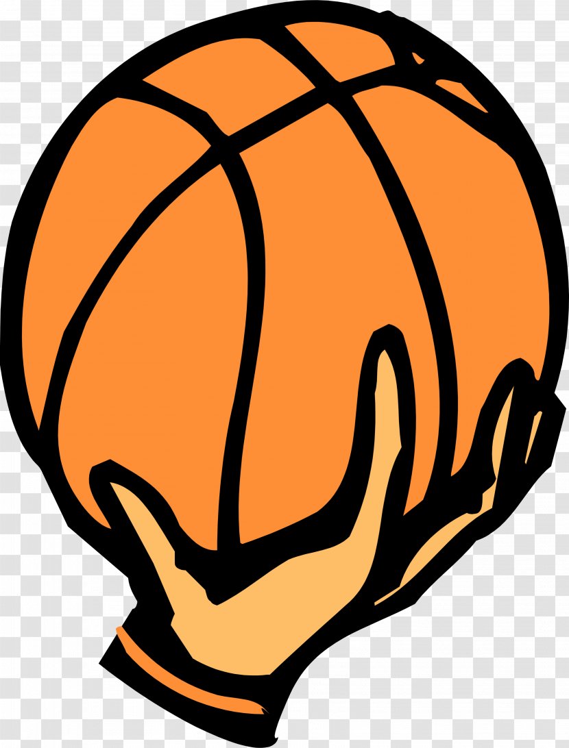 Baseball Glove - Orange Posterization Transparent PNG