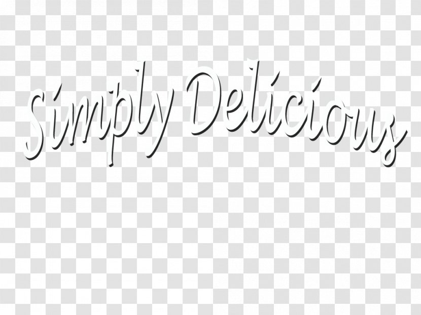 Calligraphy Monochrome Logo Handwriting - Document - Delicious Transparent PNG