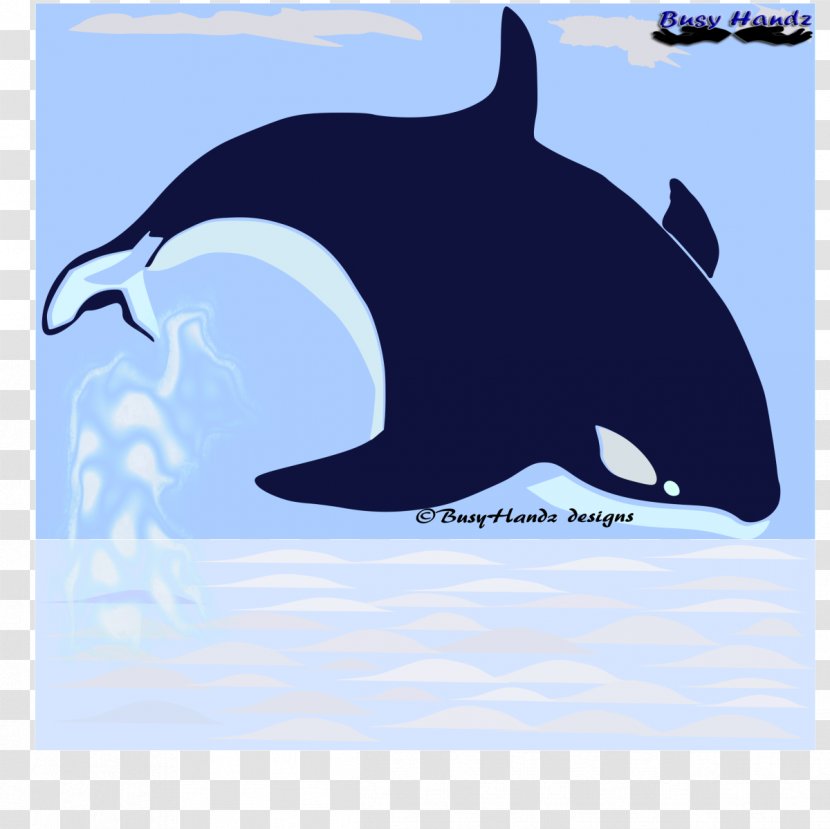Killer Whale Common Bottlenose Dolphin Tucuxi Marine Biology Desktop Wallpaper - Cartoon - Blue Transparent PNG