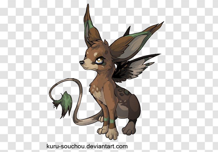 Legendary Creature Fox Drawing Dragon - Fauna - Creatures Transparent PNG