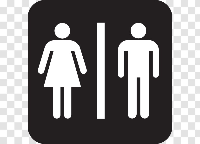 Unisex Public Toilet Bathroom Clip Art - Transgender - Fee Cliparts Transparent PNG