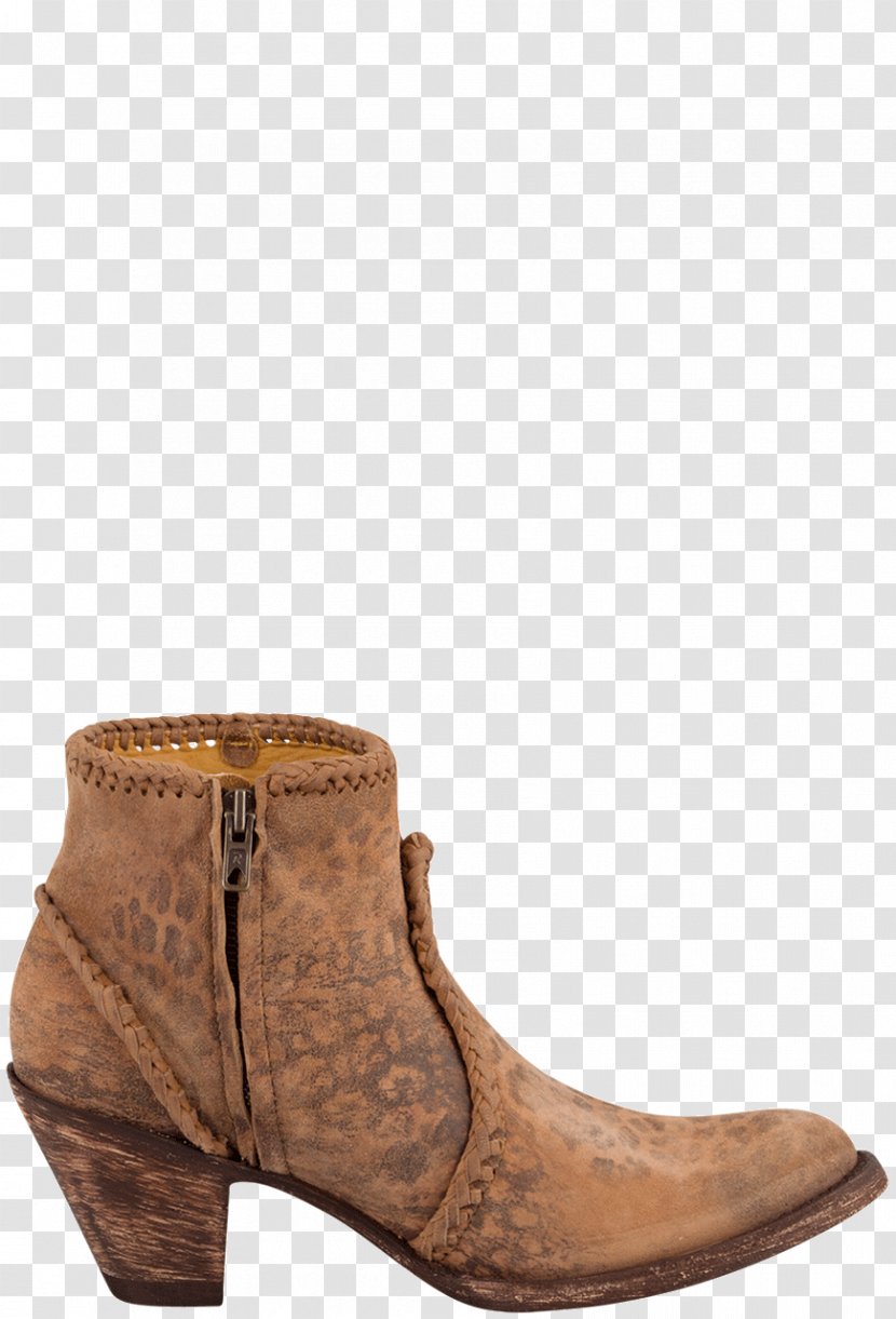 Cowboy Boot Suede Shoe Ankle Transparent PNG