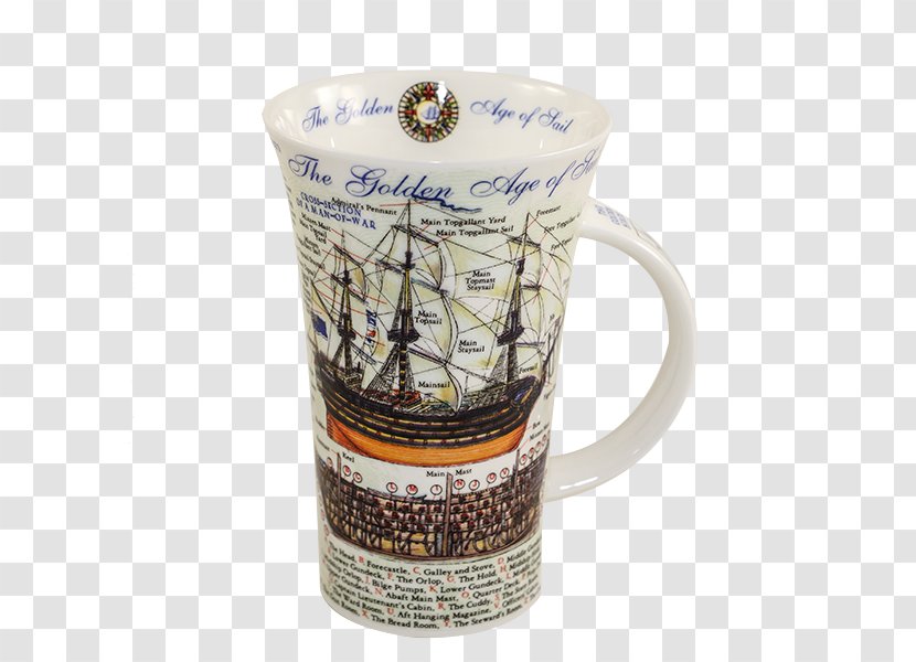 Coffee Cup Dunoon Porcelain Mug Bone China - Age Sail Transparent PNG