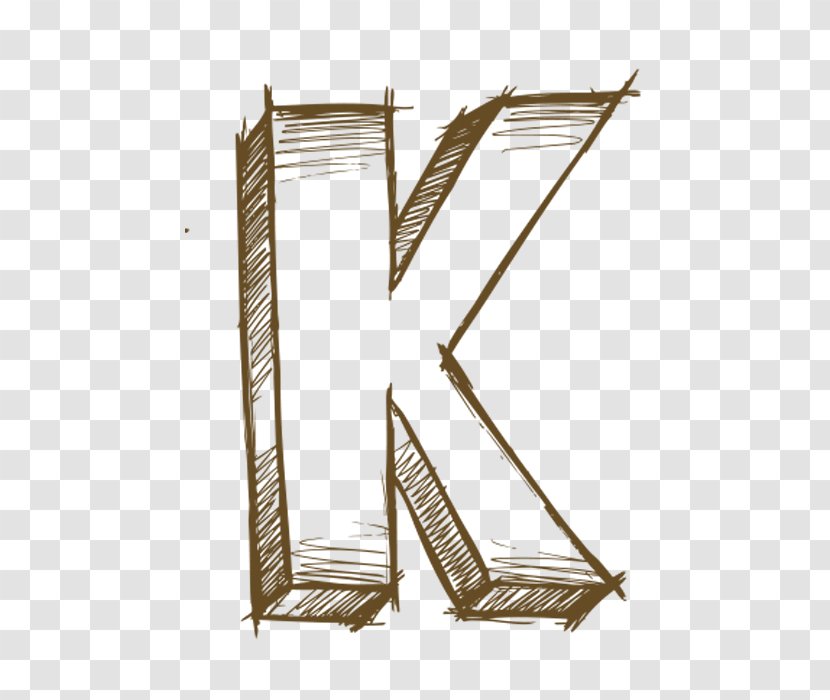Letter K - Hand Painted Letters Transparent PNG
