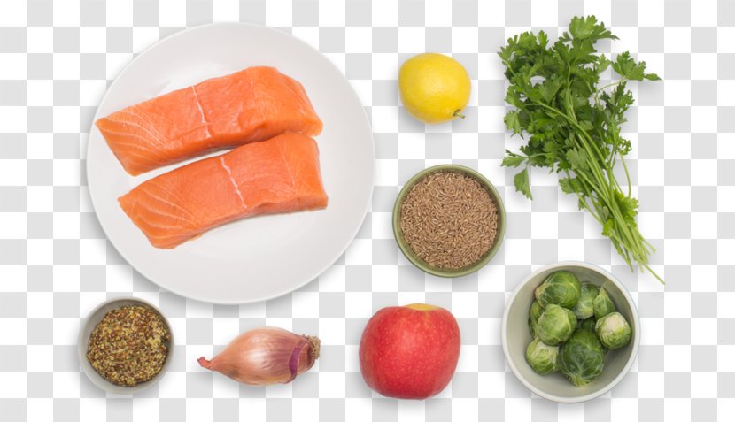 Smoked Salmon Vegetarian Cuisine Vegetable As Food - Diet - Brussels Sprouts Transparent PNG