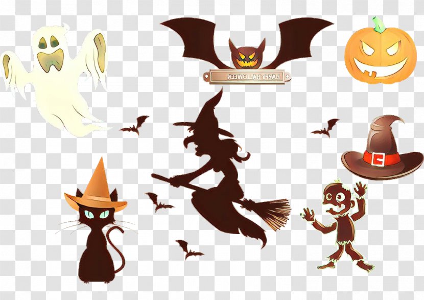 Cartoon Witch Hat Animation Broom Transparent PNG