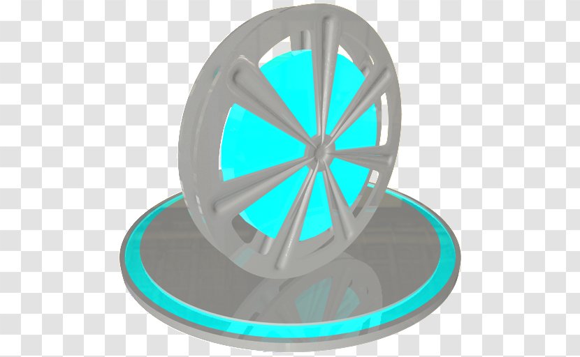 Turquoise Wheel - Design Transparent PNG