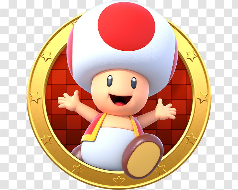 Mario Party Star Rush Toad Super Bros. - Princess Peach Transparent PNG