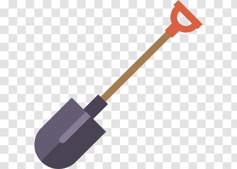 Euclidean Vector Icon - Purple - Shovel Transparent PNG