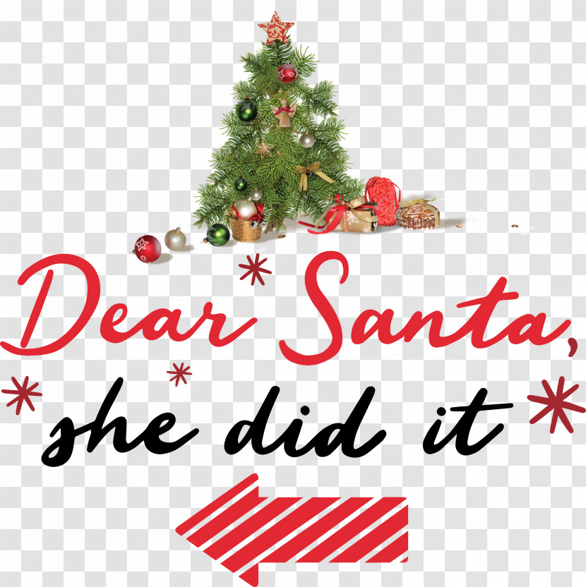 Dear Santa Santa Claus Christmas Transparent PNG