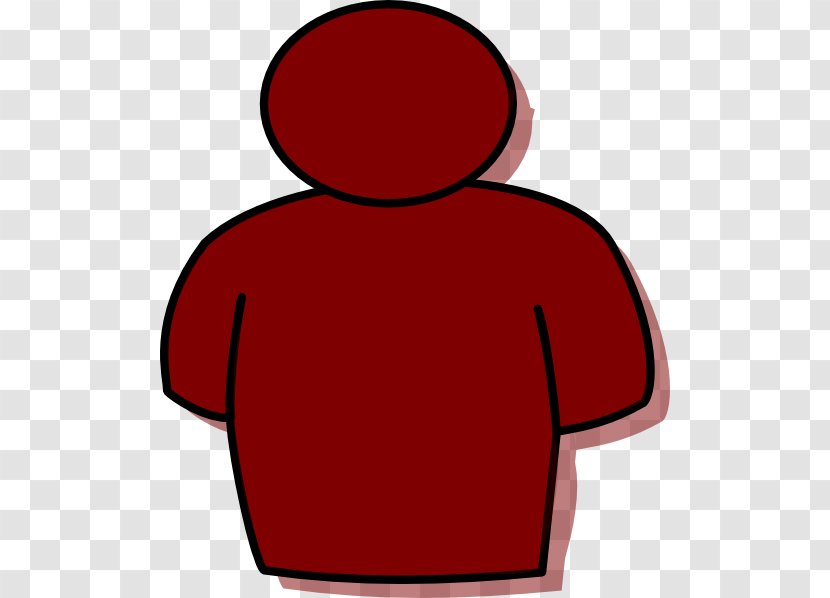 Clip Art - Stick Figure - Burgundy Transparent PNG