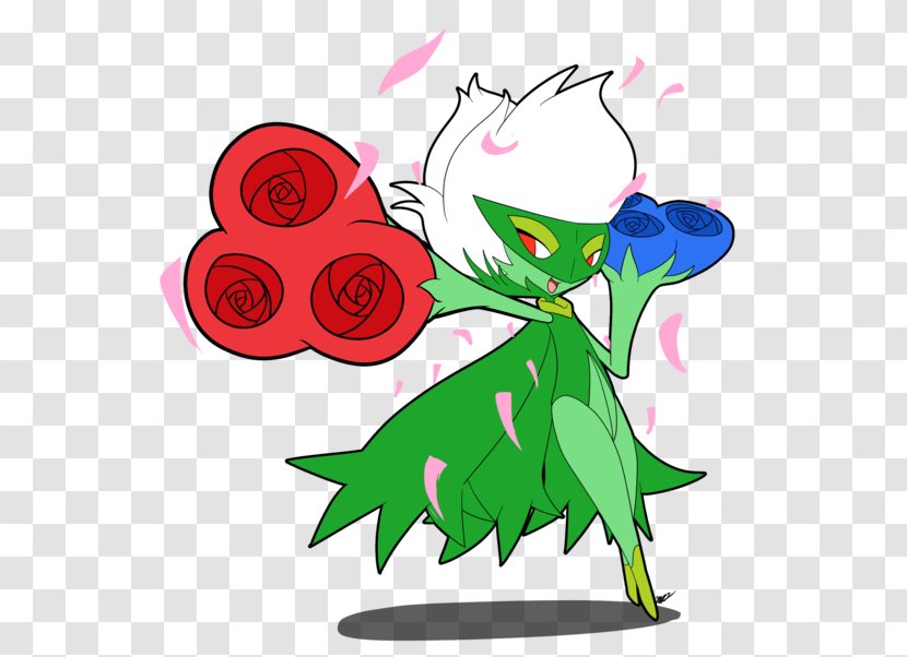 Roserade Art Pokémon - Pokemon Transparent PNG