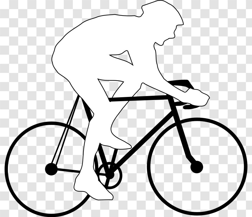 Cycling Silhouette Clip Art - Tree - Cyclist Pictures Transparent PNG