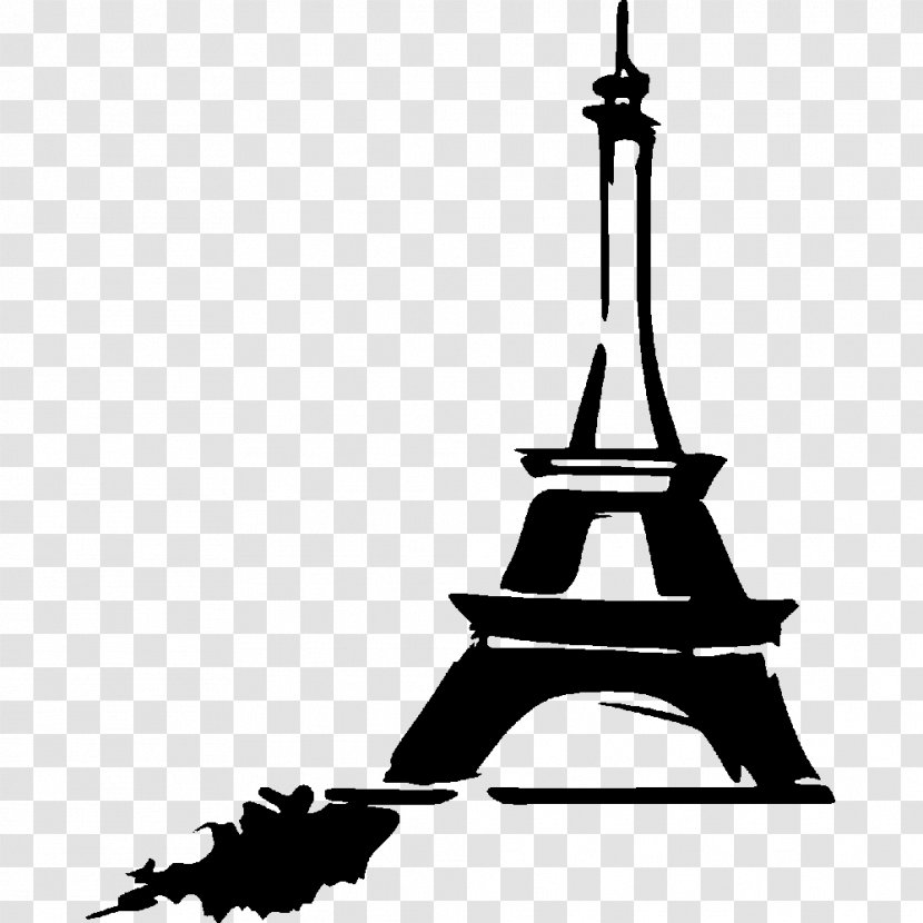 Eiffel Tower Drawing Silhouette - Clipart Transparent PNG