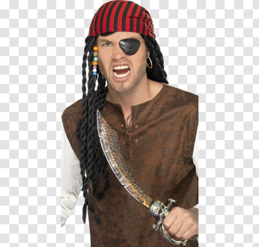 Piracy Eyepatch Earring Pirates Of The Caribbean: At World's End - Microphone - Eye Transparent PNG