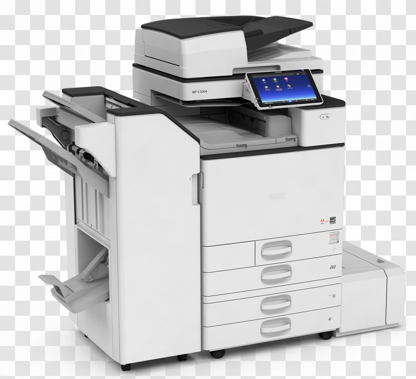 Multi-function Printer Ricoh Photocopier Image Scanner - Output Device Transparent PNG